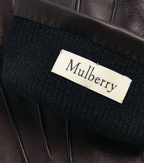 mulberry leather gloves